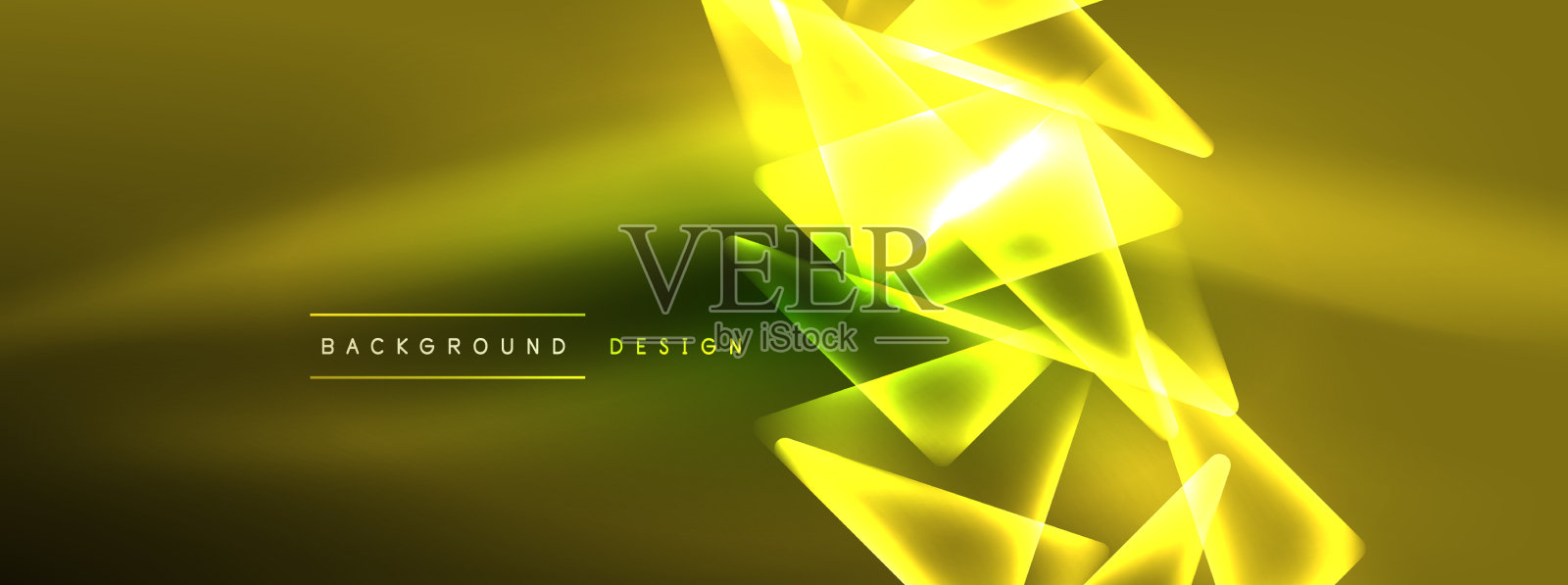 充满活力的几何霓虹灯闪亮线背景插画图片素材