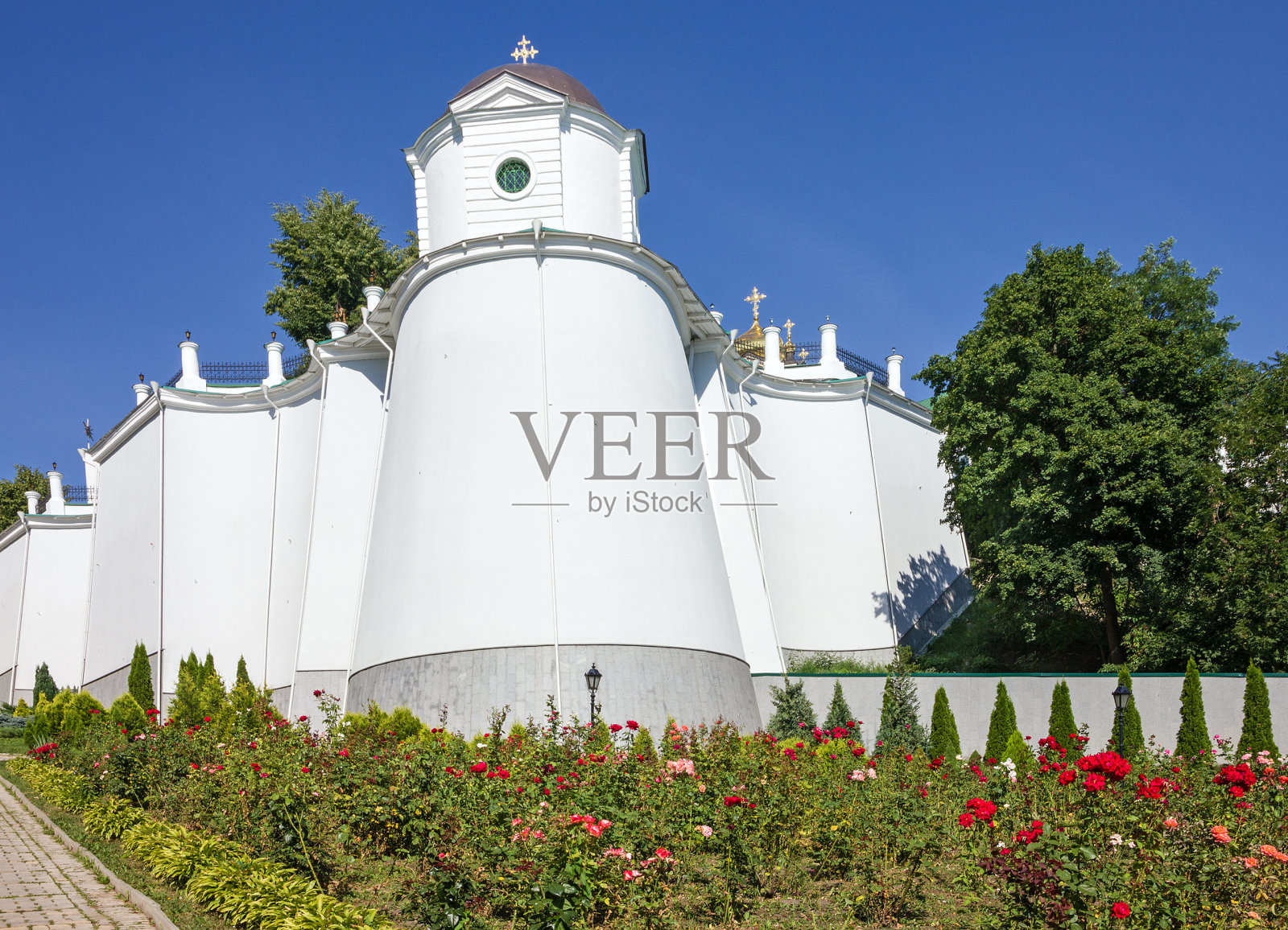 基辅,乌克兰。谢尔吉圣三修道院圣母Pechersk照片摄影图片