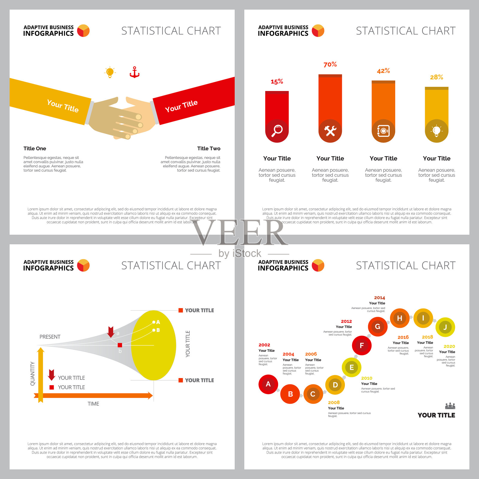 多色信息图样式集设计模板素材
