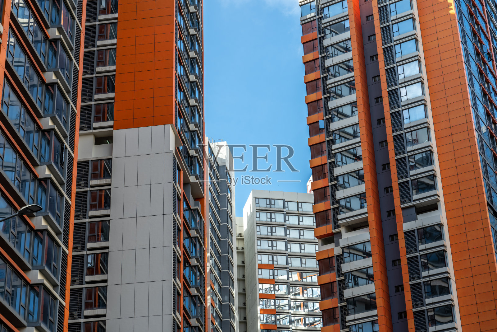 现代城市商业和金融建筑的几何细节照片摄影图片