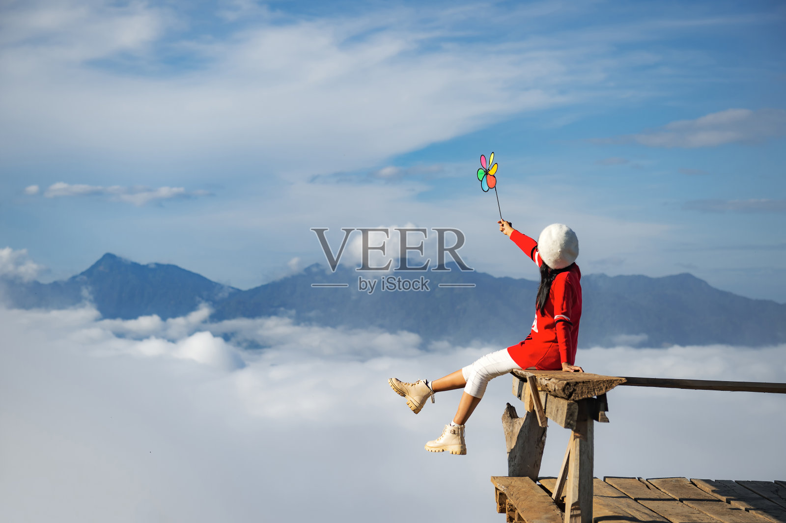 泰国女游客照片摄影图片