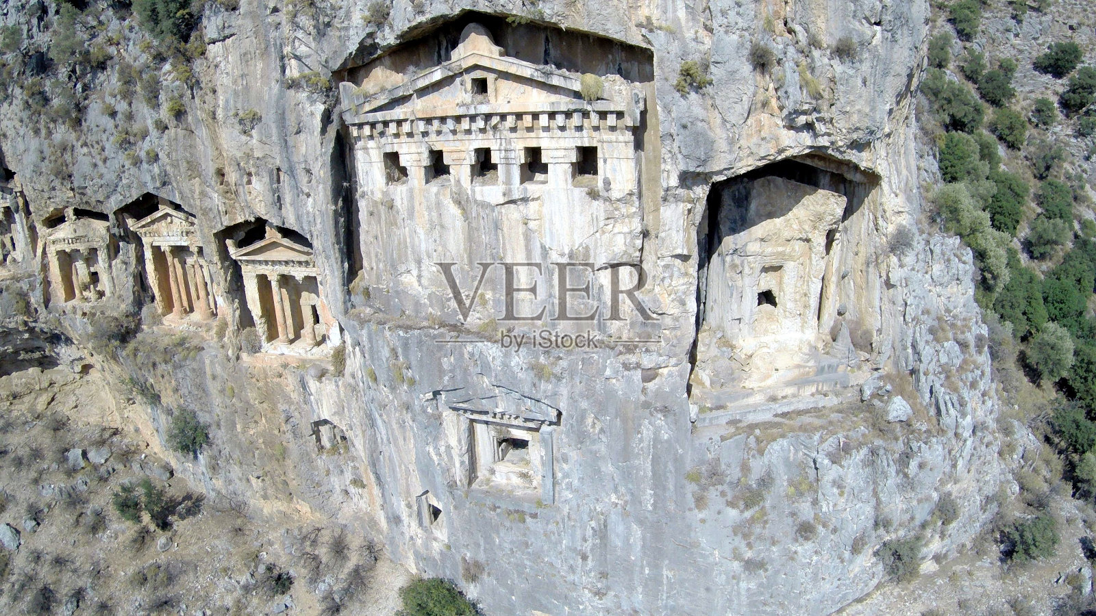 历史上著名的大雁王陵照片摄影图片