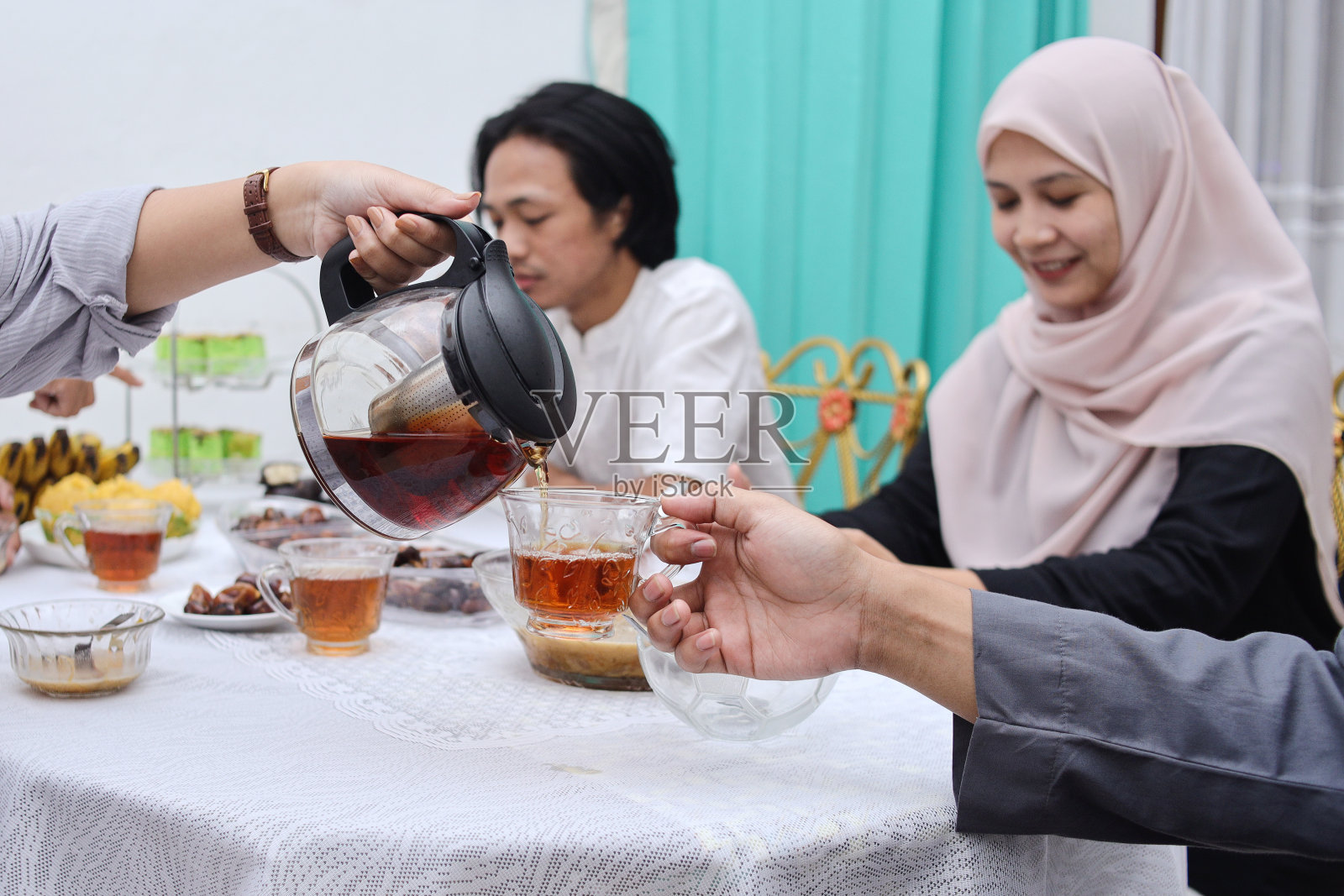 开斋时间照片摄影图片