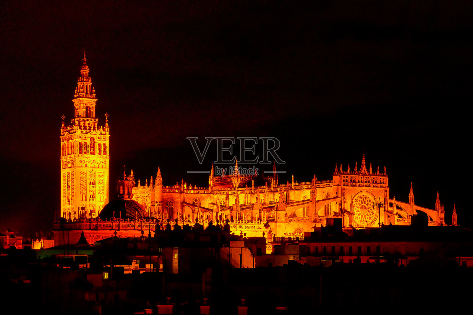 塞维利亚大教堂照片摄影图片