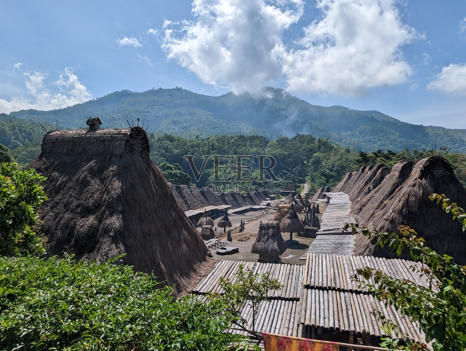 传统的印尼村庄,贝纳照片摄影图片
