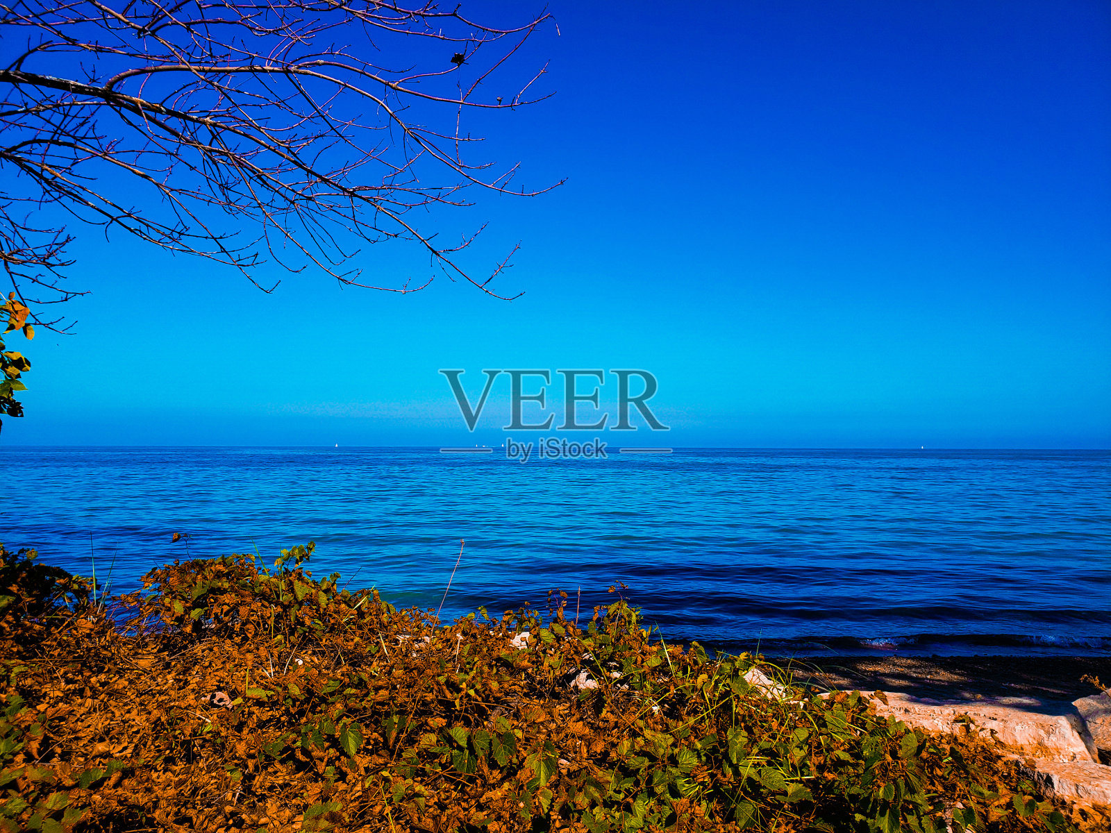 威斯康星州的密歇根湖照片摄影图片