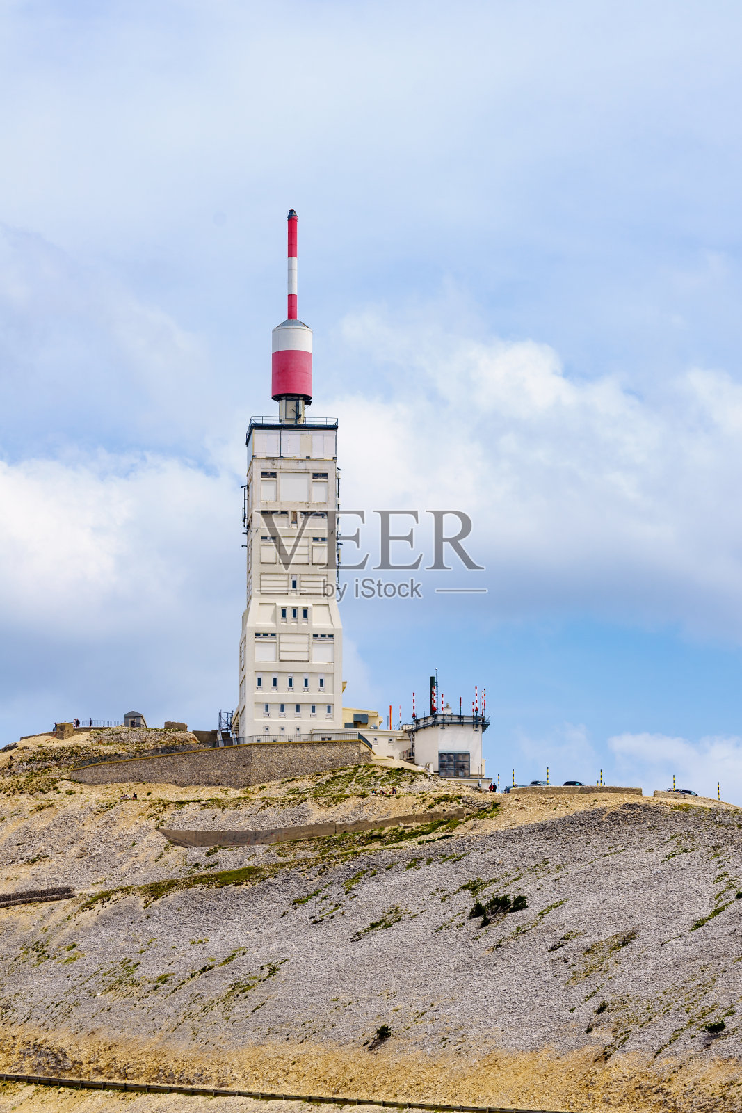 旺图山,法国普罗旺斯的一座山。照片摄影图片