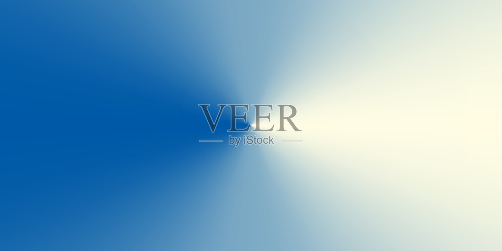 蓝色抽象背景与径向梯度插画图片素材