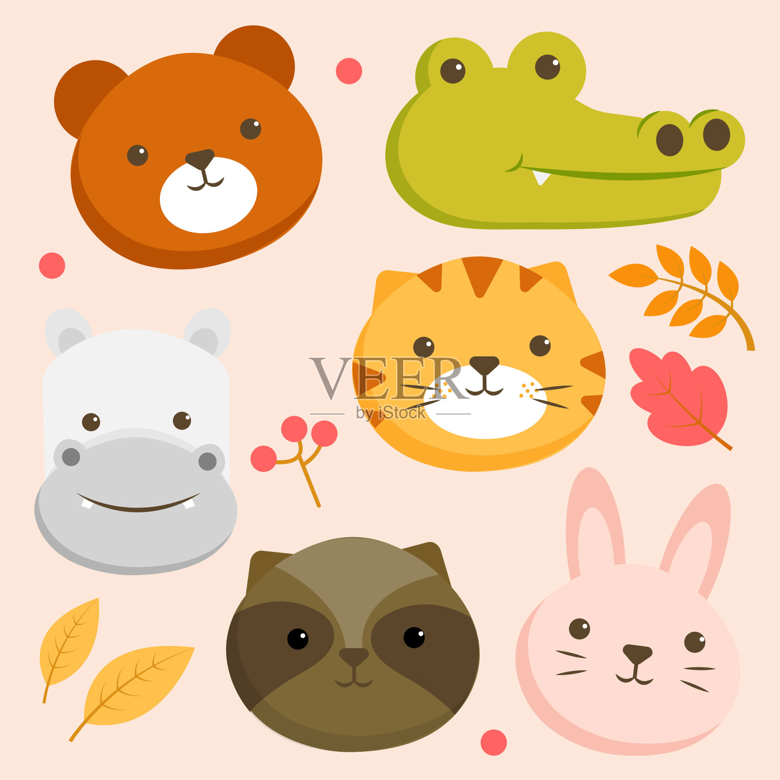 动物-秋季动物-2插画图片素材