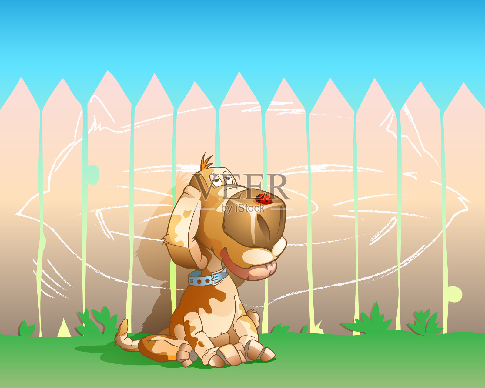 狗插画图片素材