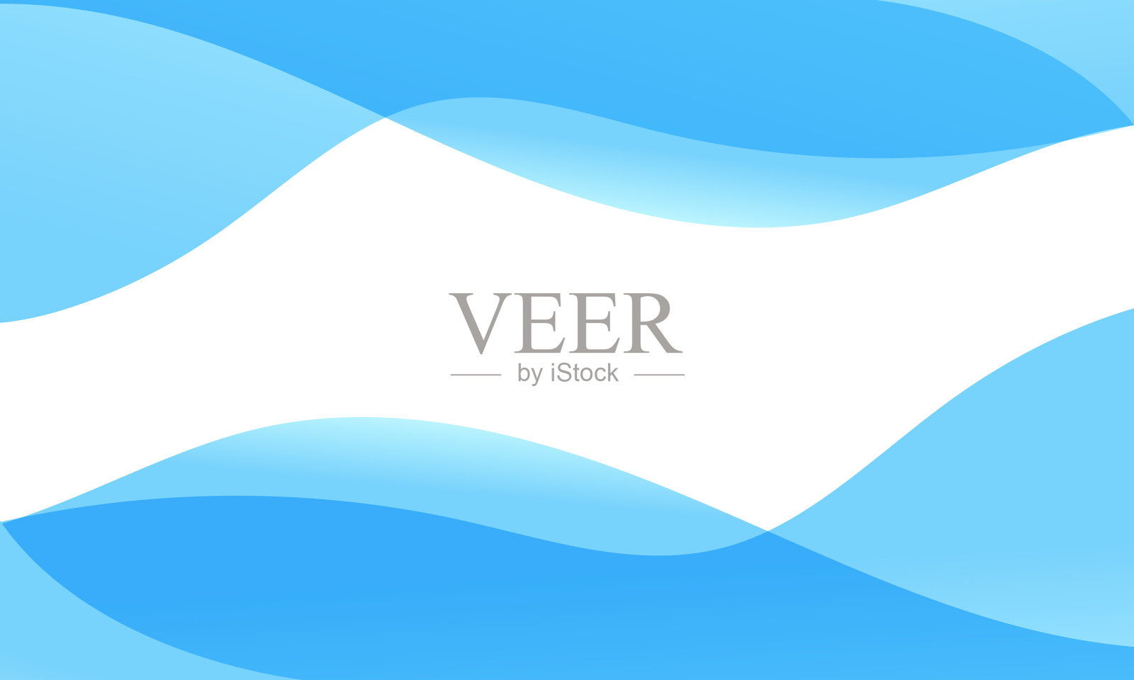 摘要波浪风格的业务模板背景插画图片素材