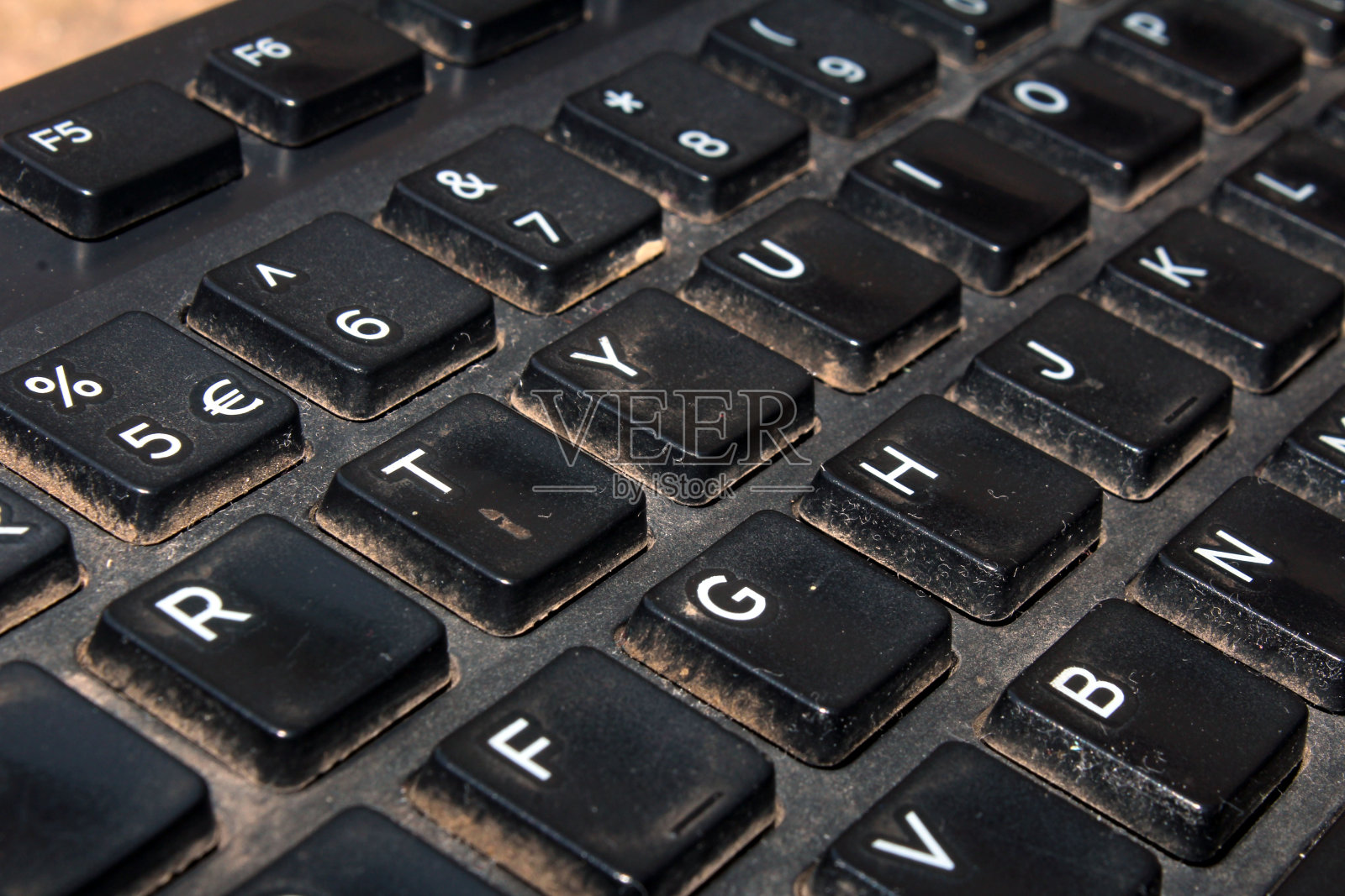带有字母的黑色电脑键盘照片摄影图片