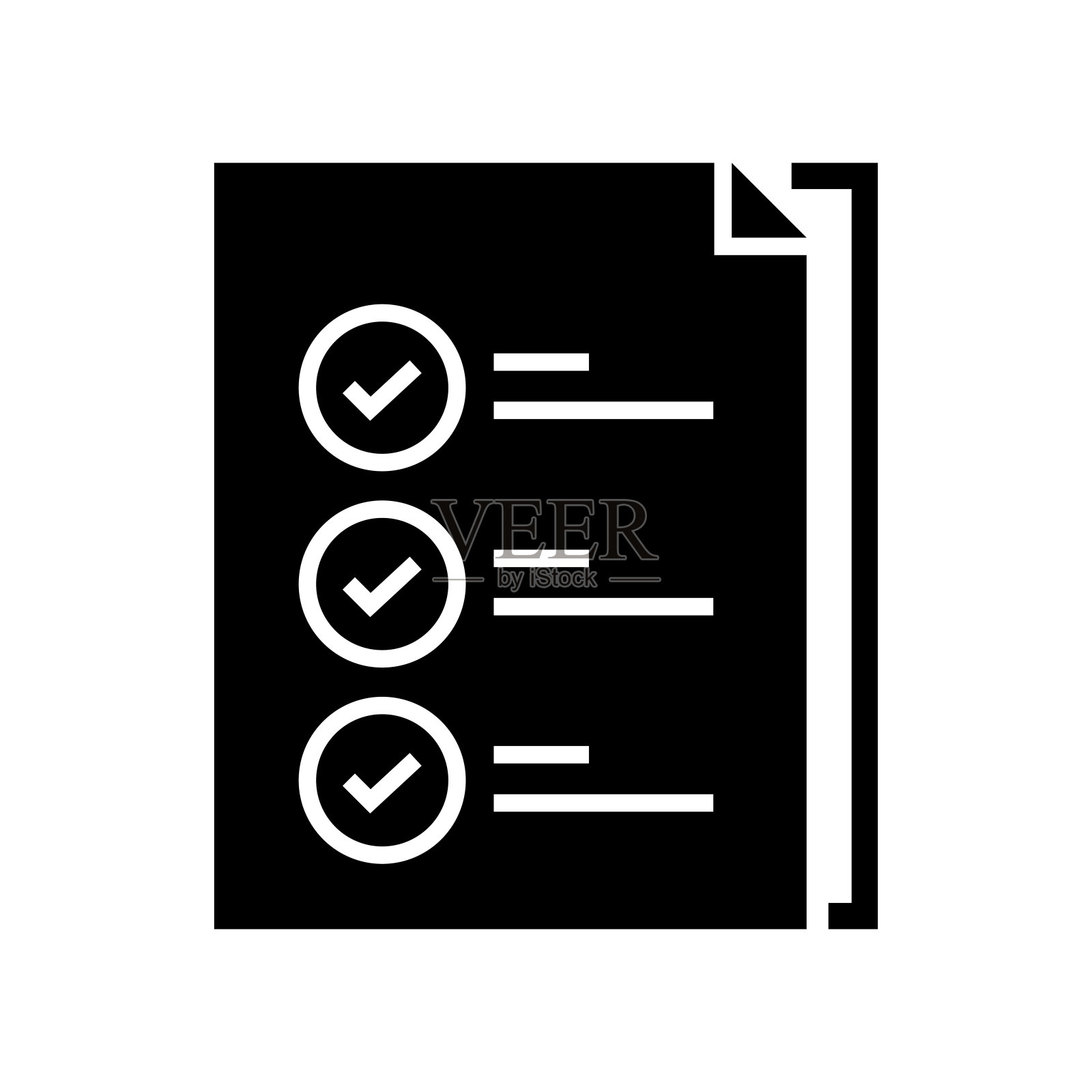 评估图标固体样式。矢量图标设计元素的网页,移动应用程序,UI, UX设计插画图片素材