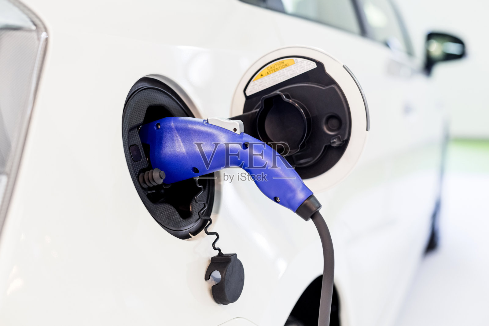 电动汽车充电照片摄影图片