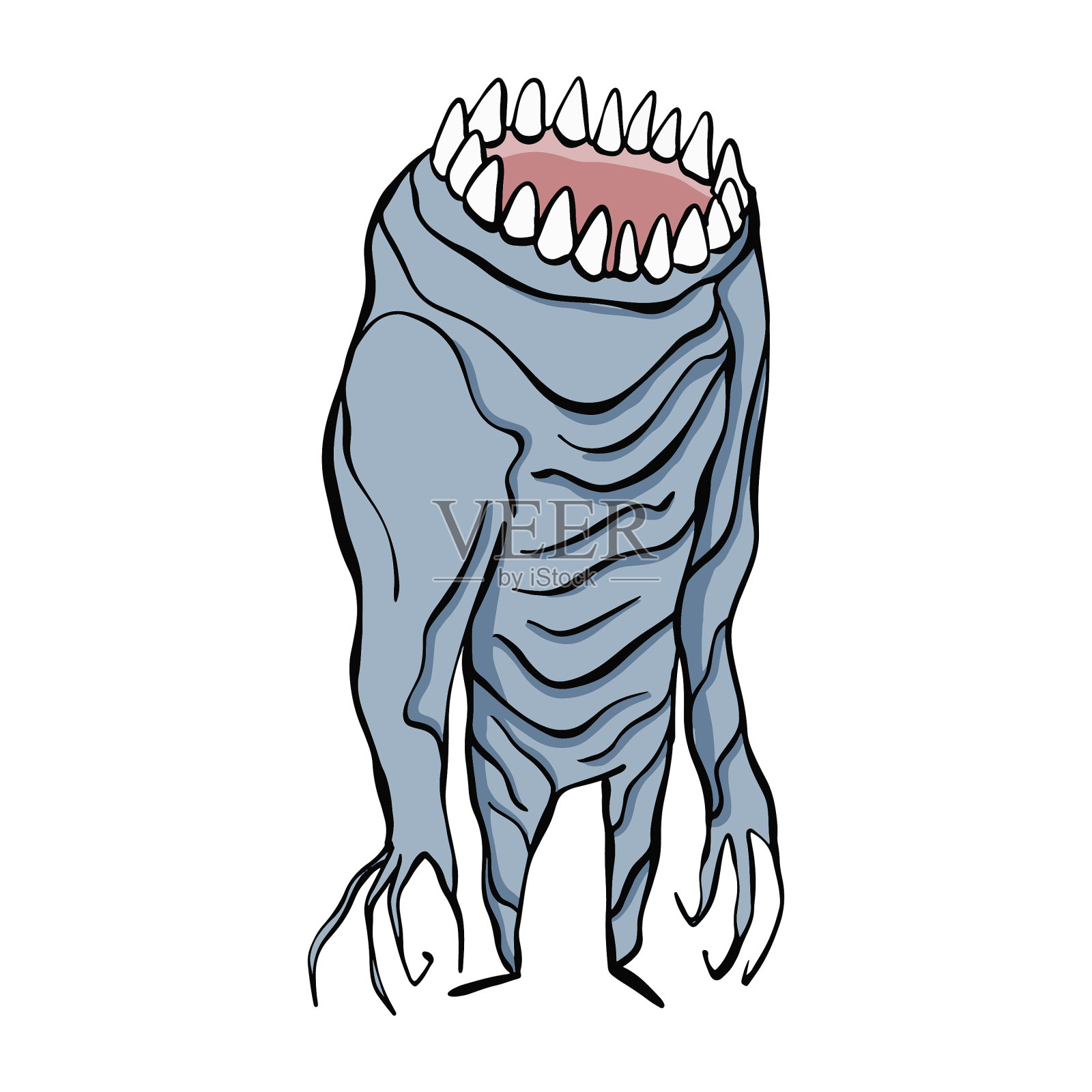 怪物角色设计插画图片素材