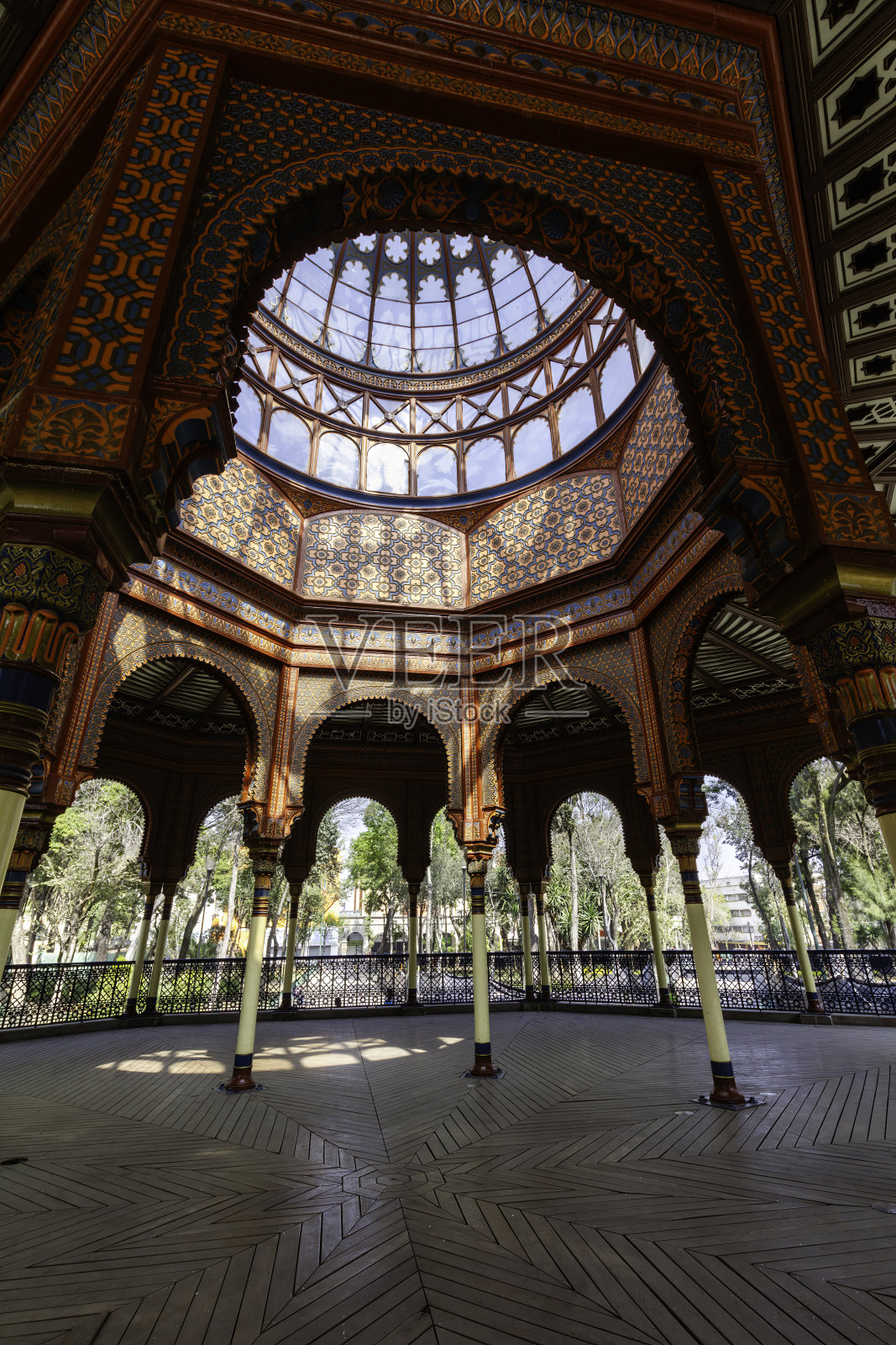 墨西哥城的摩尔人馆照片摄影图片