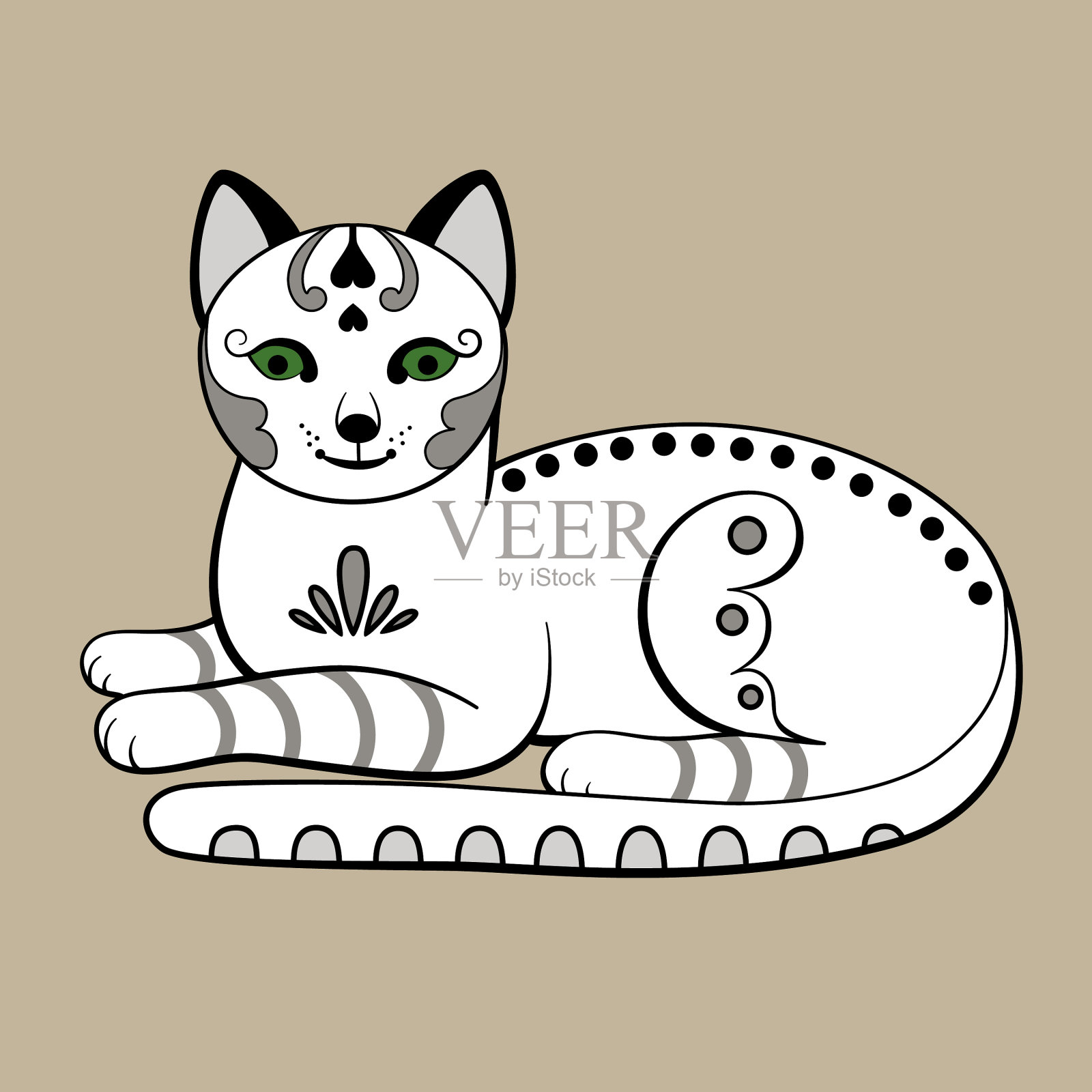 令人难以置信的猫插画图片素材