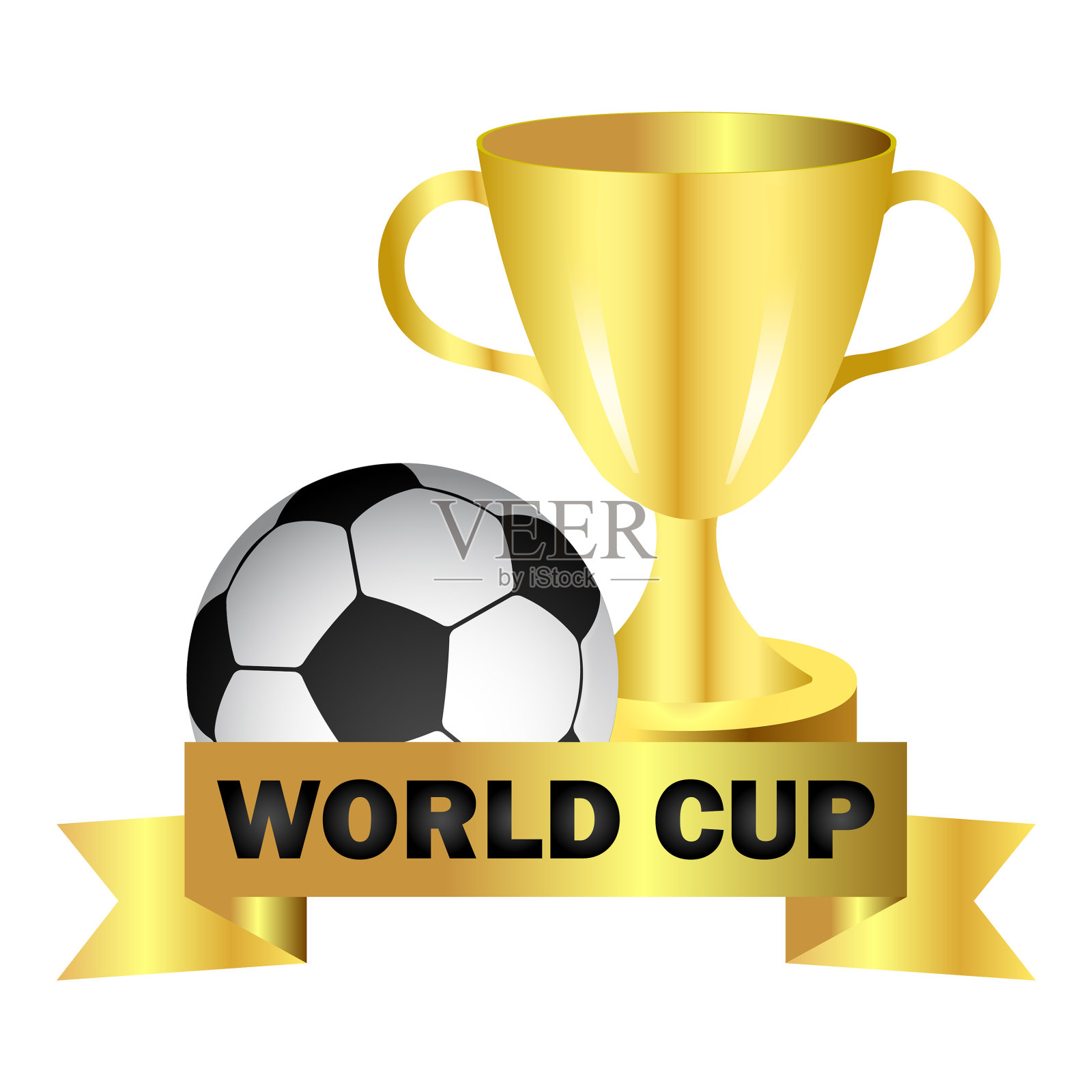 足球孤立在白色背景足球插画图片素材