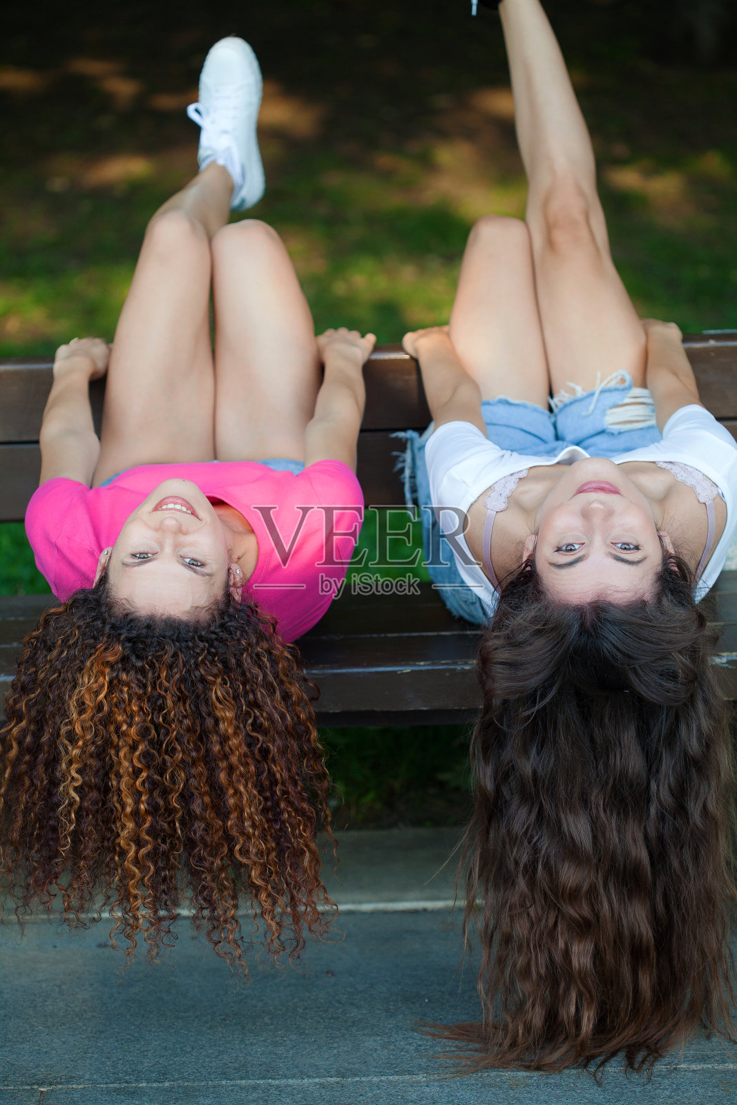 长发可以很有趣照片摄影图片