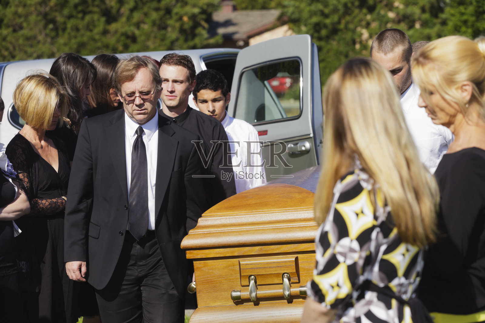 葬礼会葬送照片摄影图片