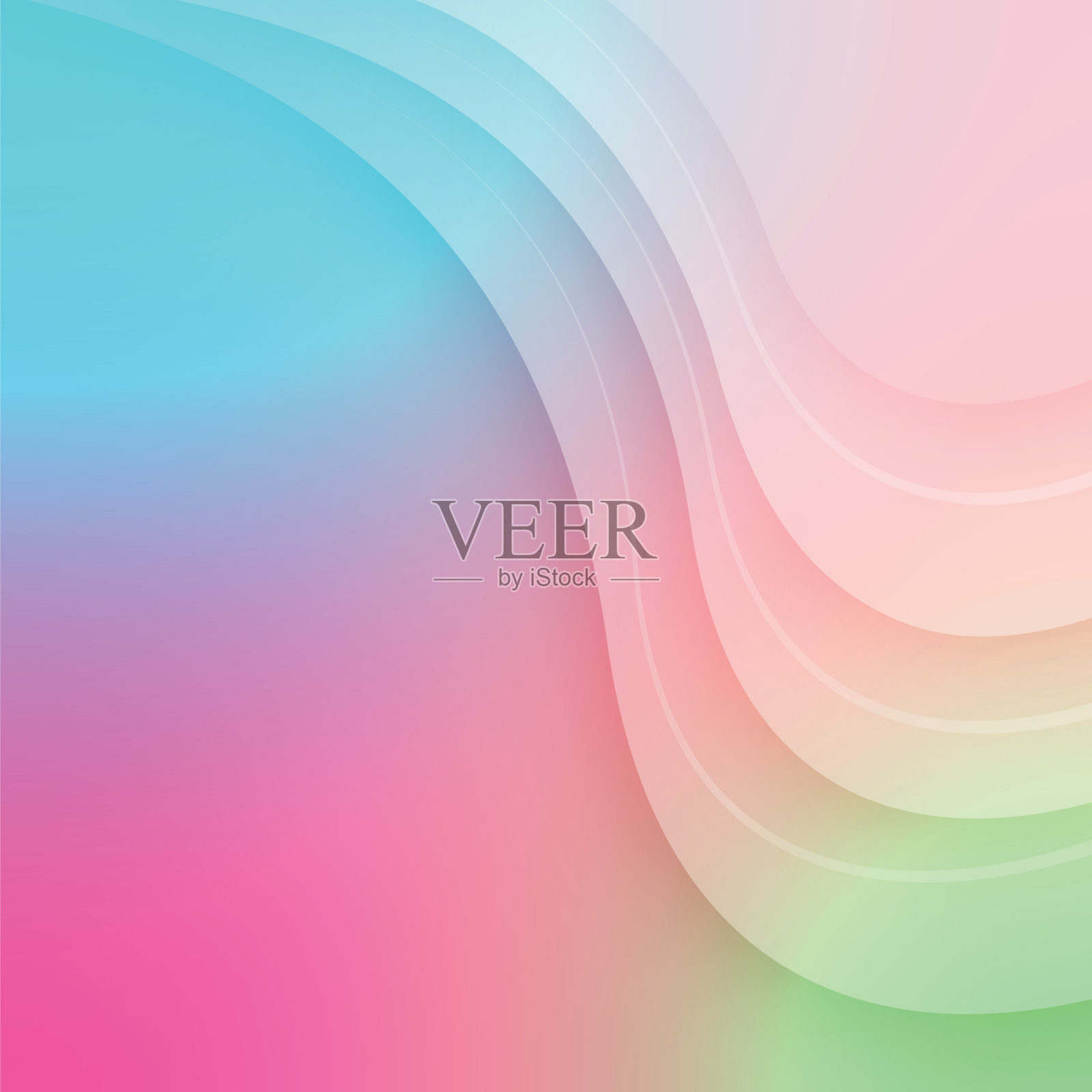 抽象形状概念设计背景。抽象波形背景。抽象梯度彩色背景。矢量插图库存插图插画图片素材