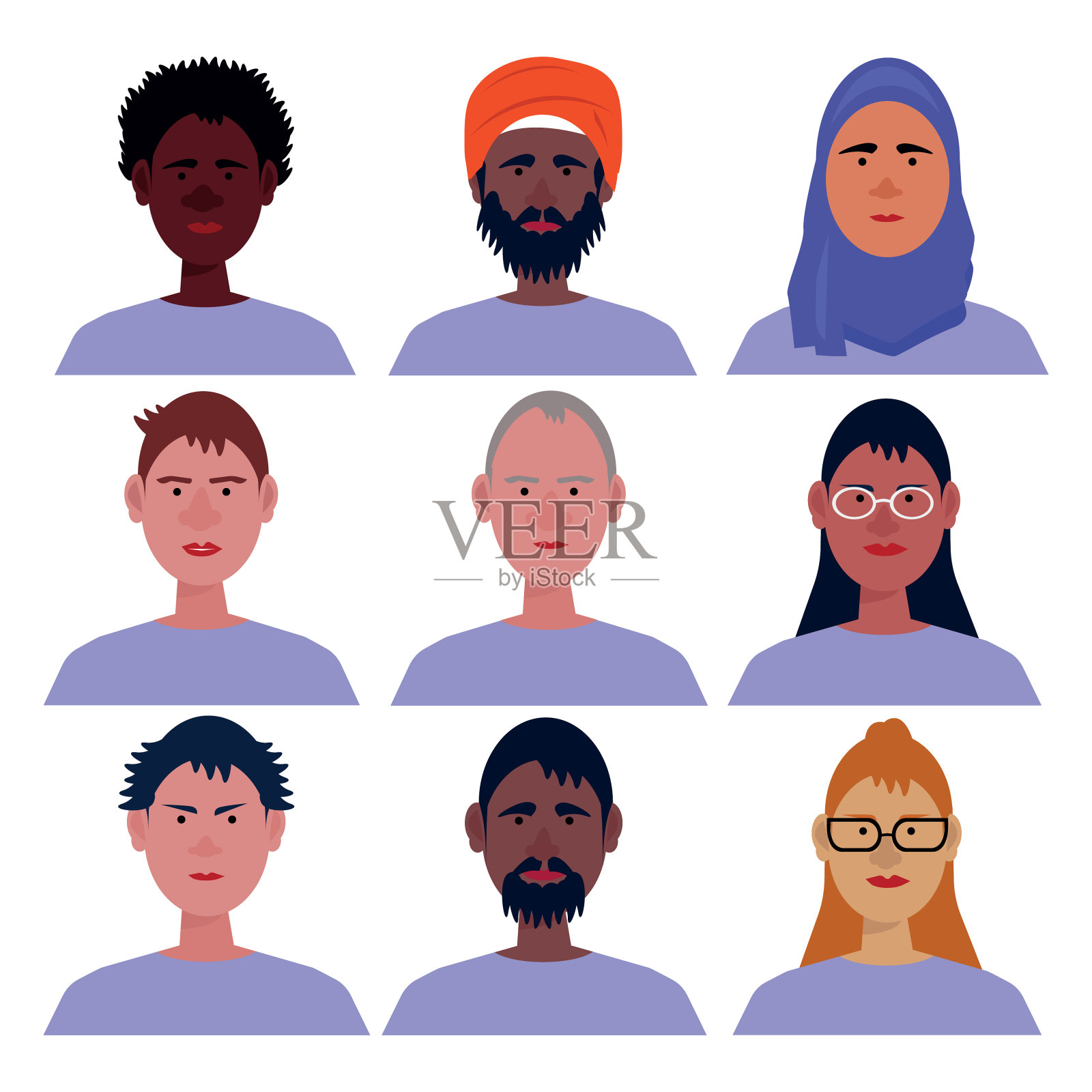 医生小组插画图片素材