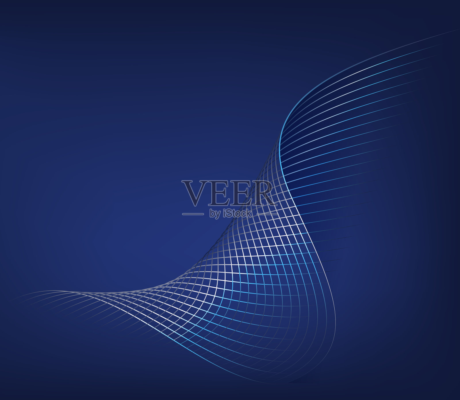 摘要蓝网插画图片素材