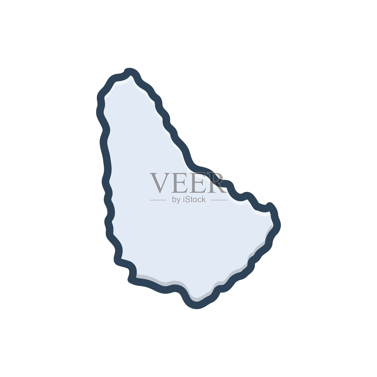 巴巴多斯文森特插画图片素材