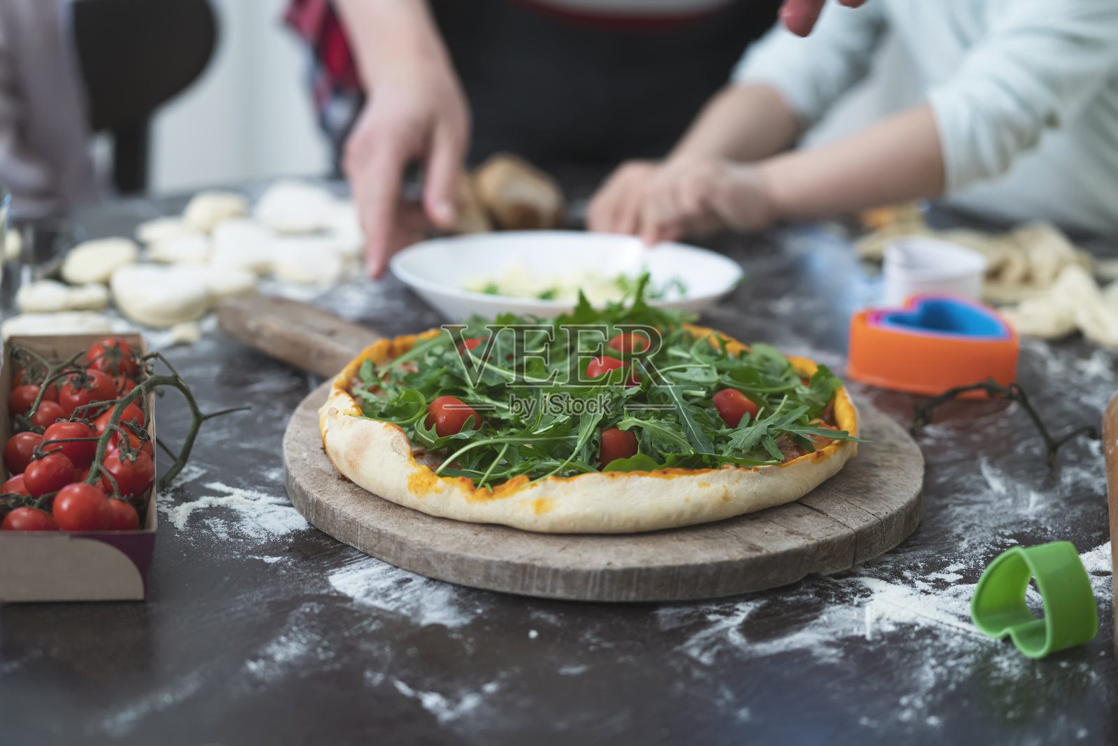 做匹萨照片摄影图片