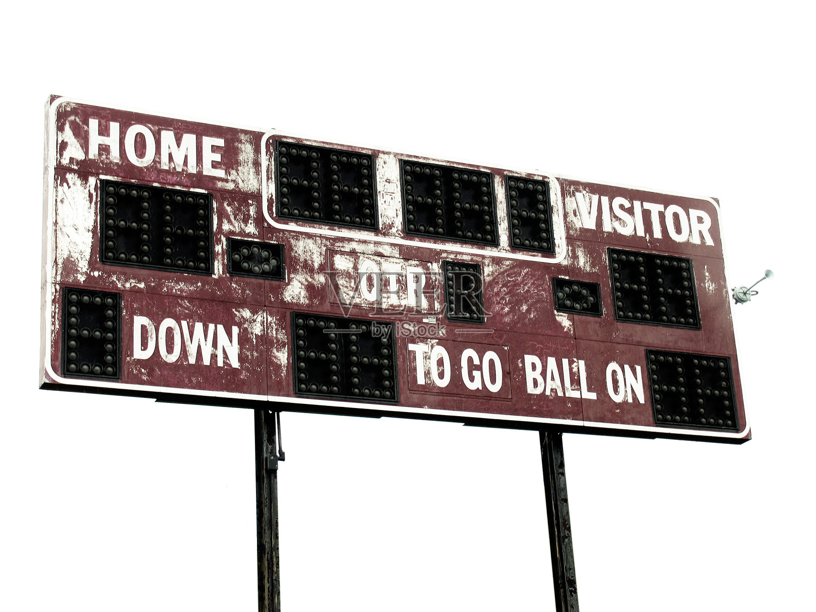 复古足球记分板照片摄影图片