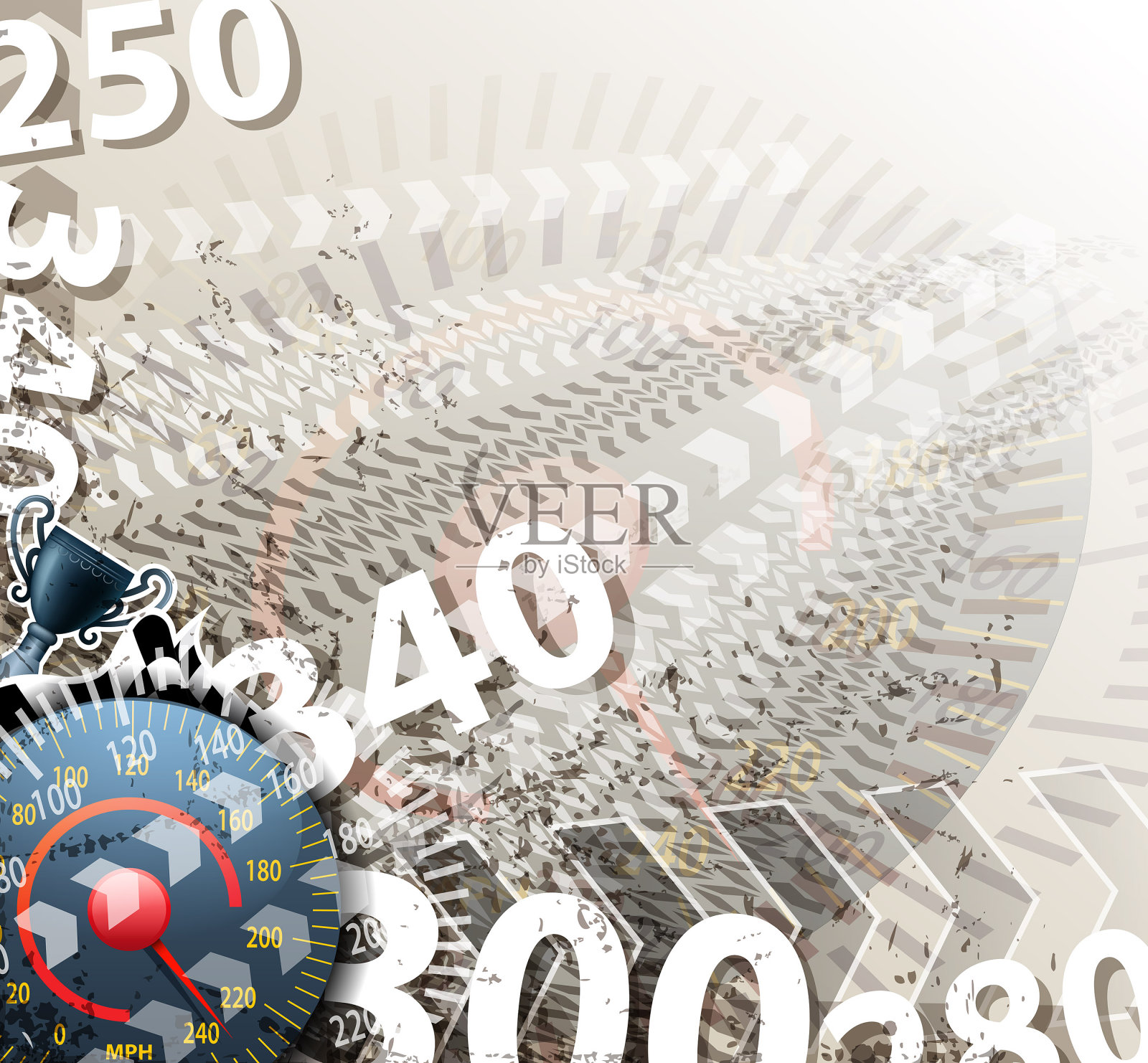 终点线的信息插画图片素材