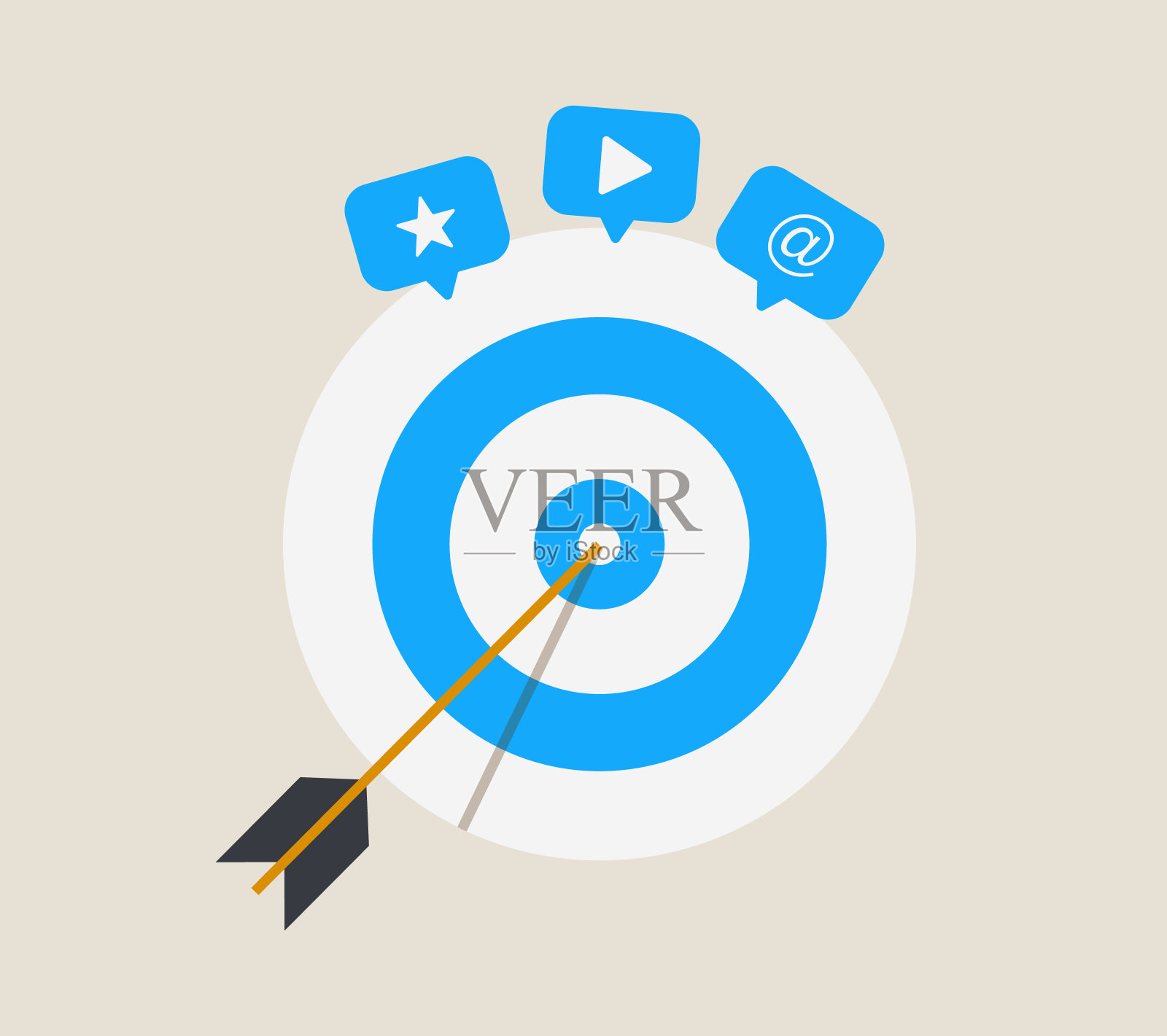 业务目标的概念插画图片素材