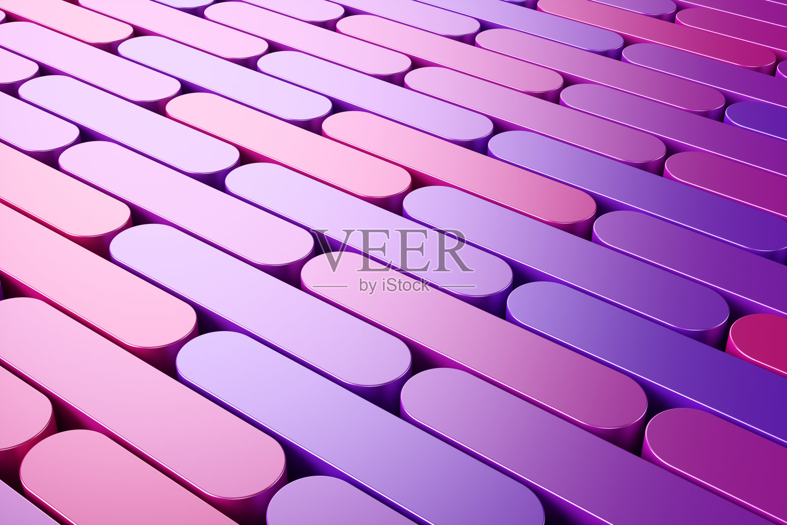 抽象模型背景的产品演示粉红色和紫色混合梯度讲台。三维渲染图照片摄影图片