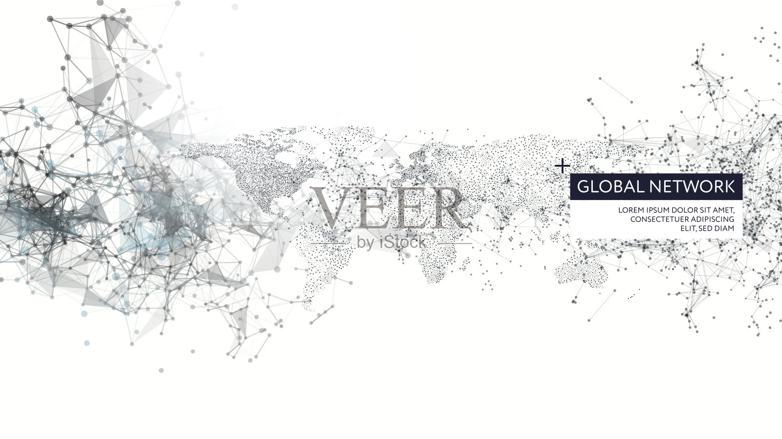 摘要网络背景插画图片素材