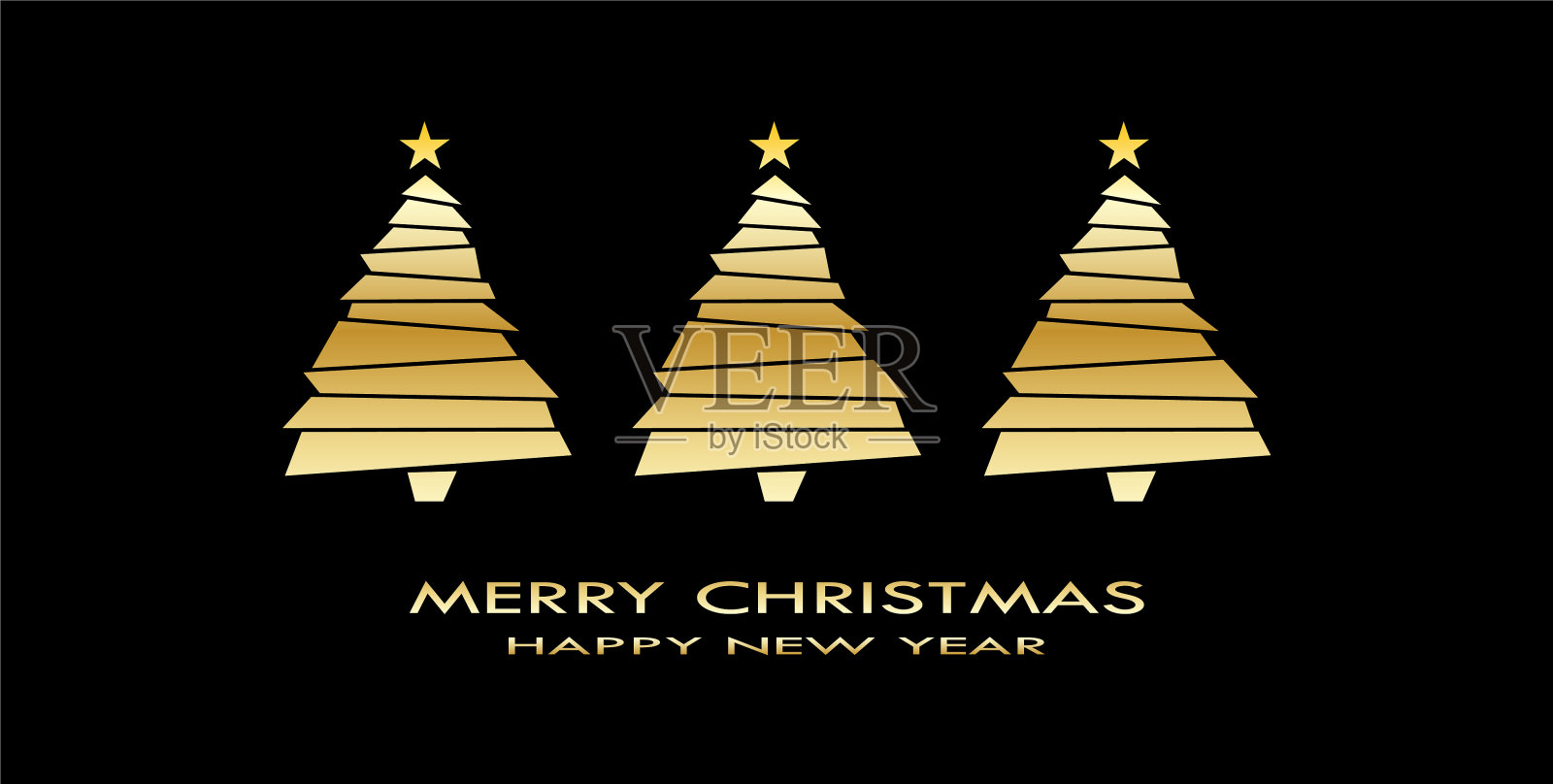 圣诞贺卡插画图片素材