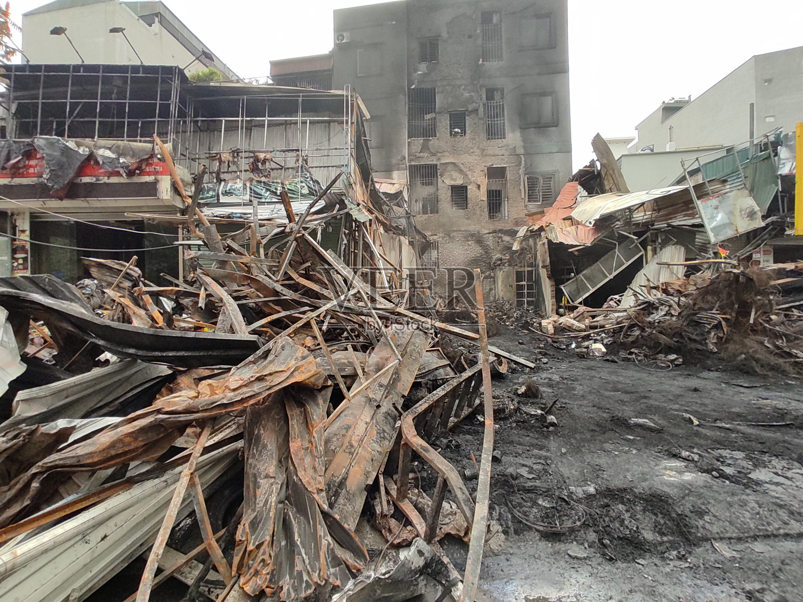 商店在火照片摄影图片