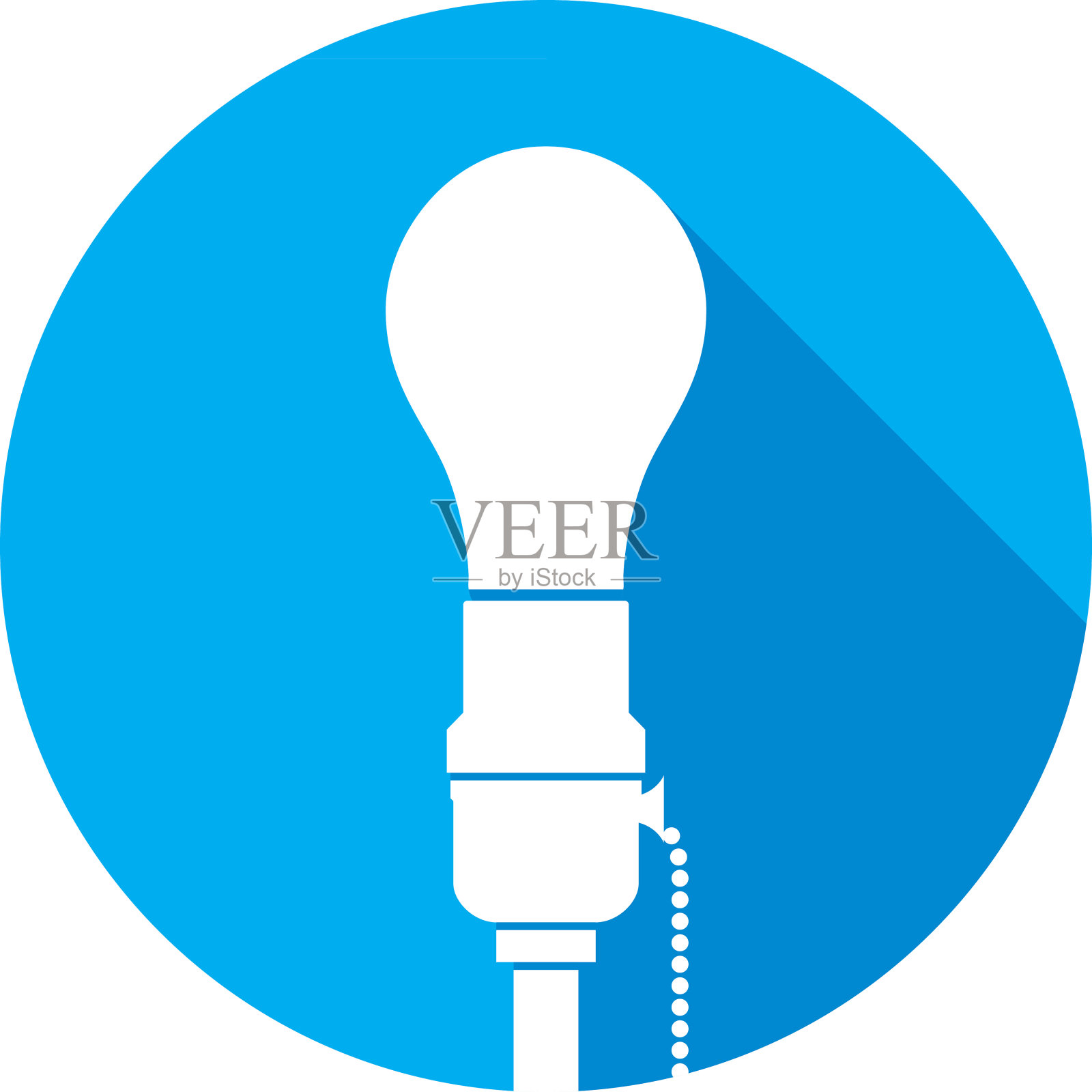 灯泡灯图标剪影设计元素图片