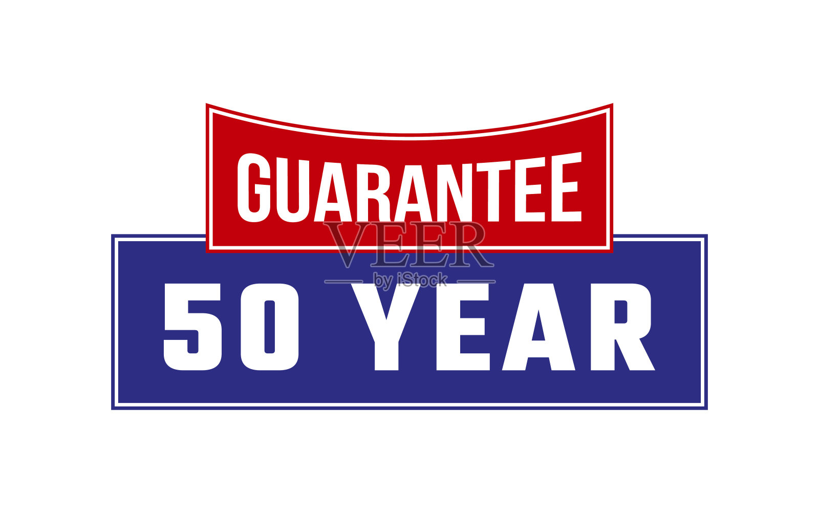 50年保证密封矢量插画图片素材
