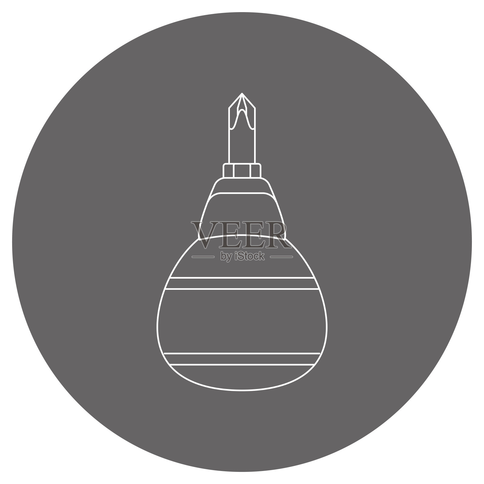 灰色插图_Stabby + Driver插画图片素材