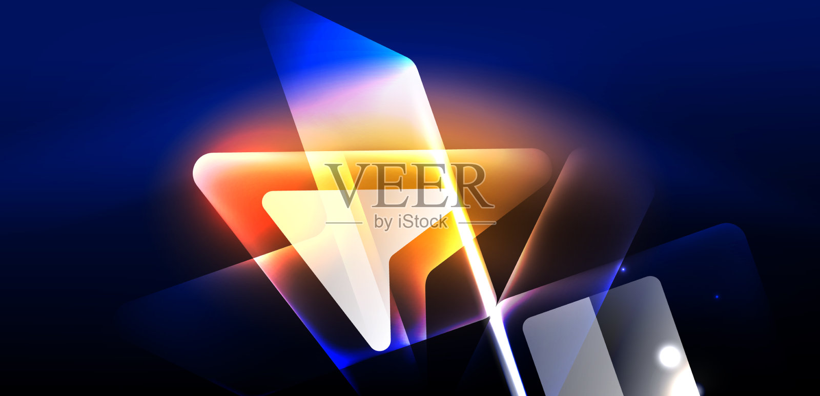 霓虹速度箭头和线条形状背景嗨插画图片素材