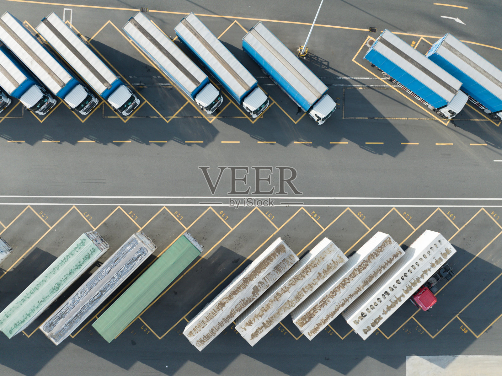 物流容器照片摄影图片