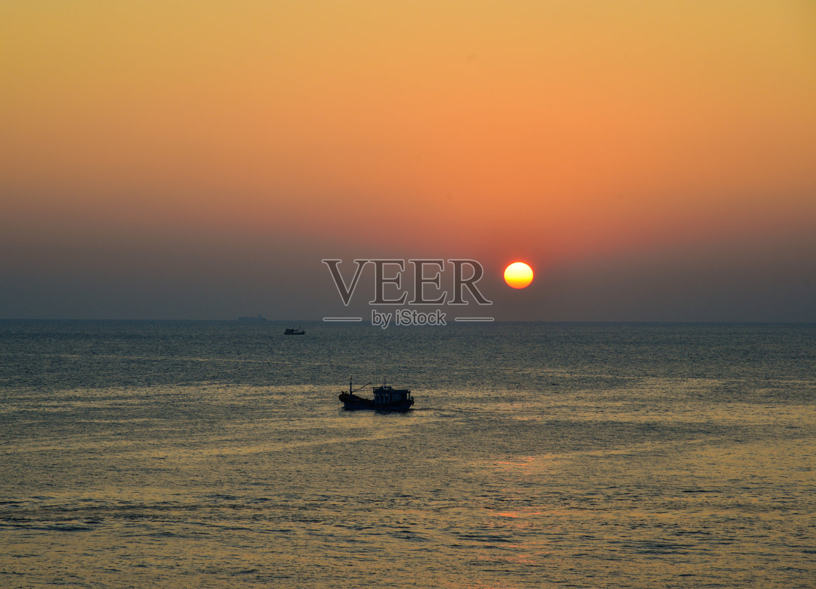 大海上的日落照片摄影图片