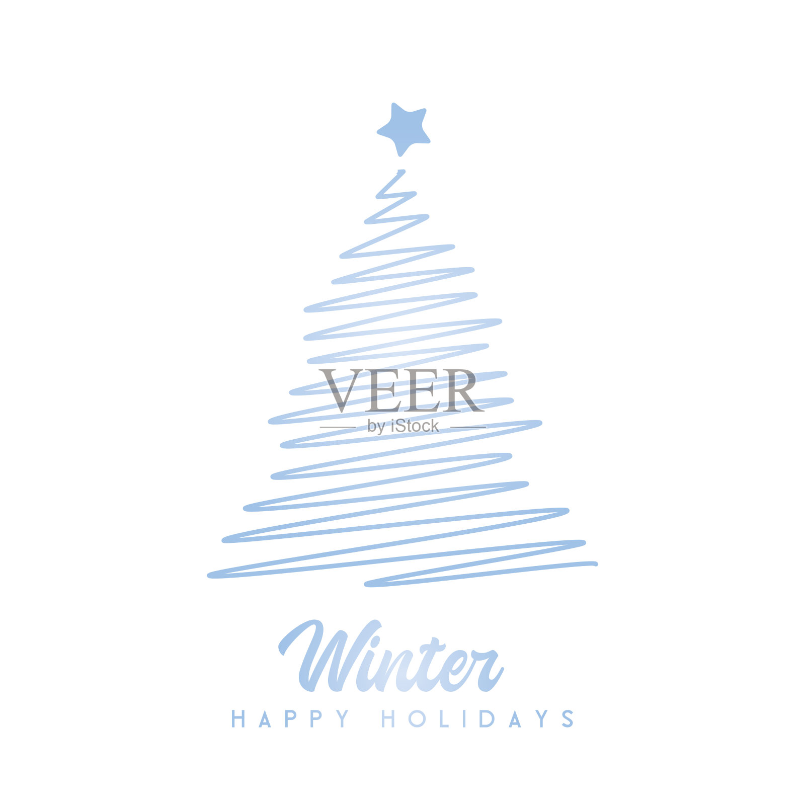 雪的背景。新年快乐。冬天的蓝天。圣诞节的背景。雪下降。在Snowdrifts中,暴风雪。矢量股票插图。插画图片素材