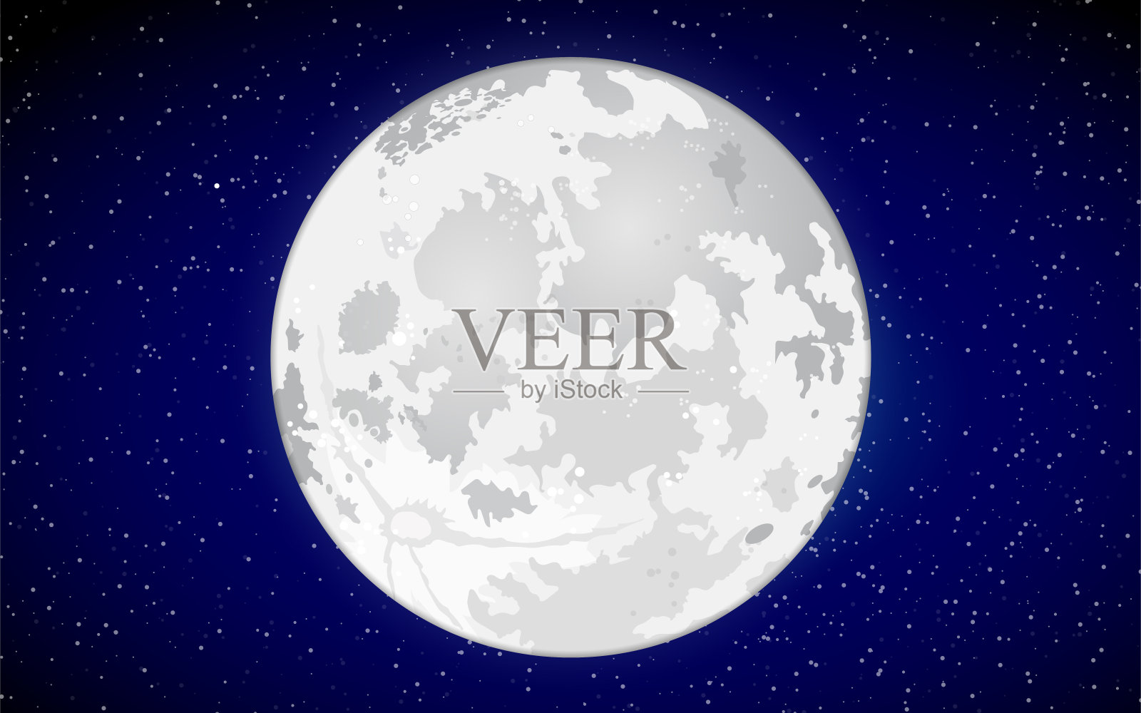 月亮。插画图片素材