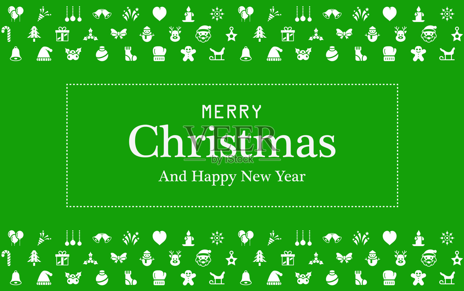 圣诞横幅背景插画图片素材