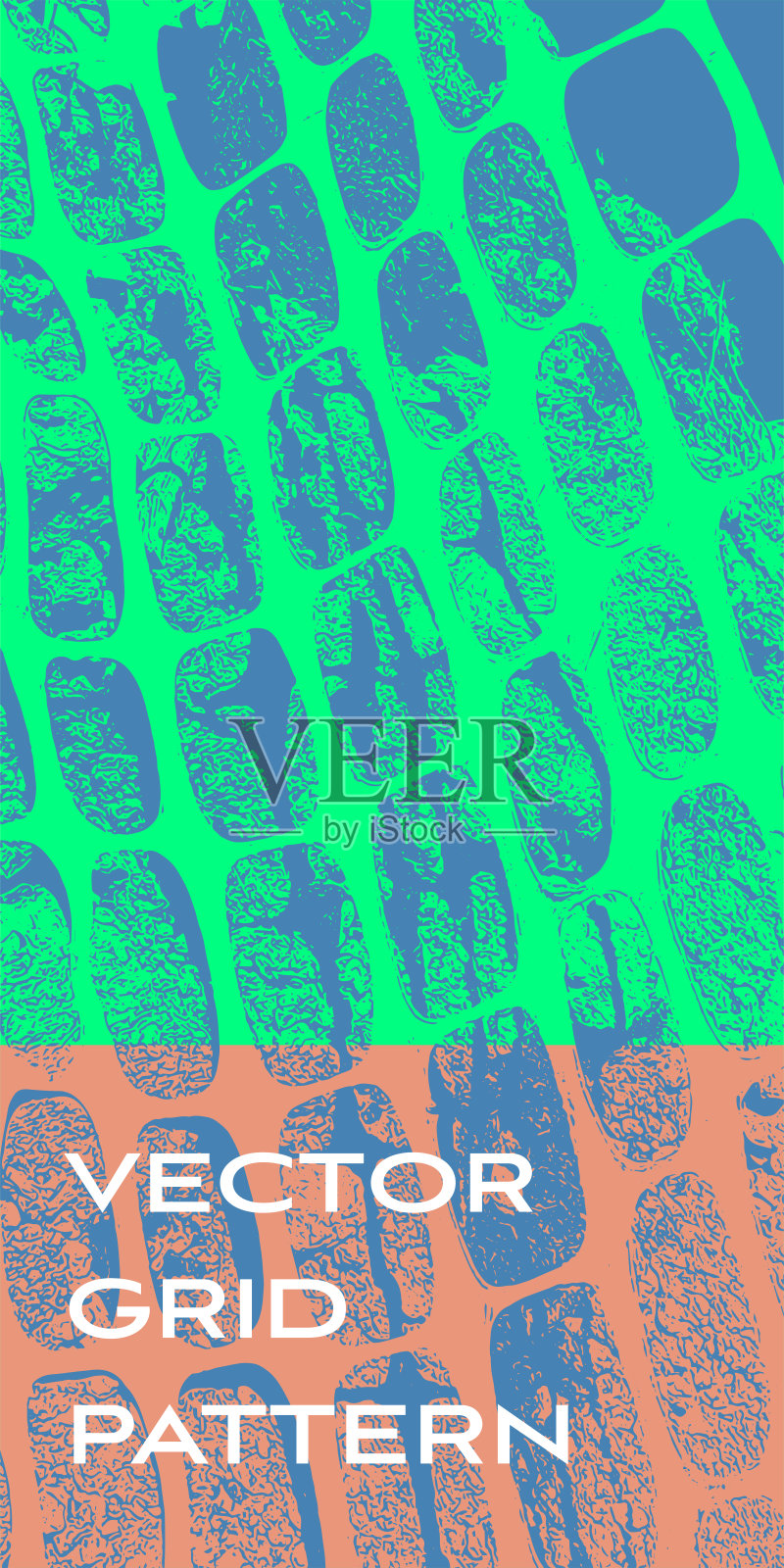 矢量抽象网格模式。网格的背景颜色。横幅模板的细胞纹理,应用程序设计。插画图片素材