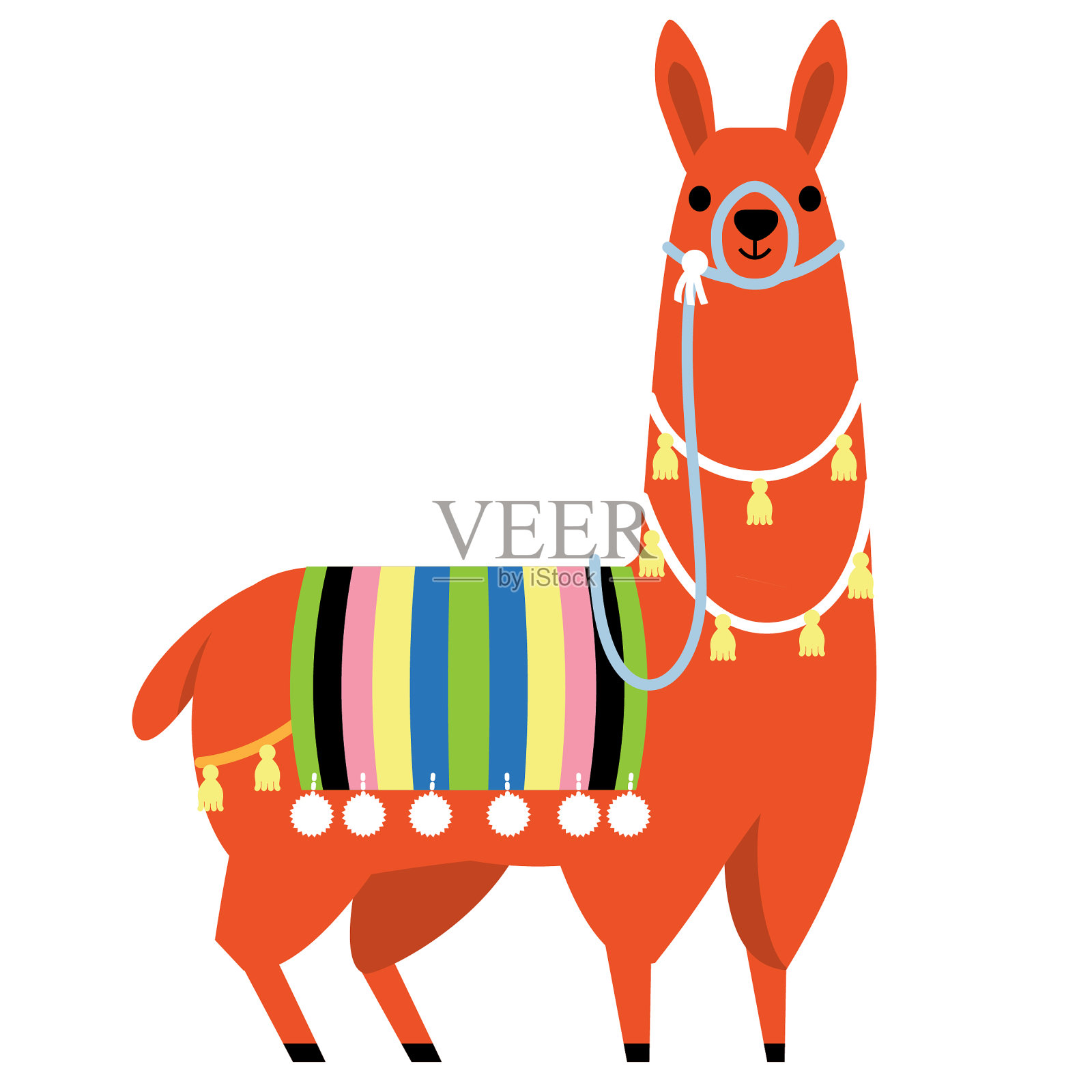 橙色火焰插画图片素材