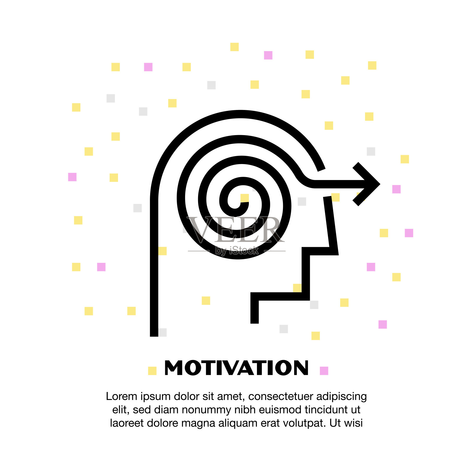 动机的图标插画图片素材