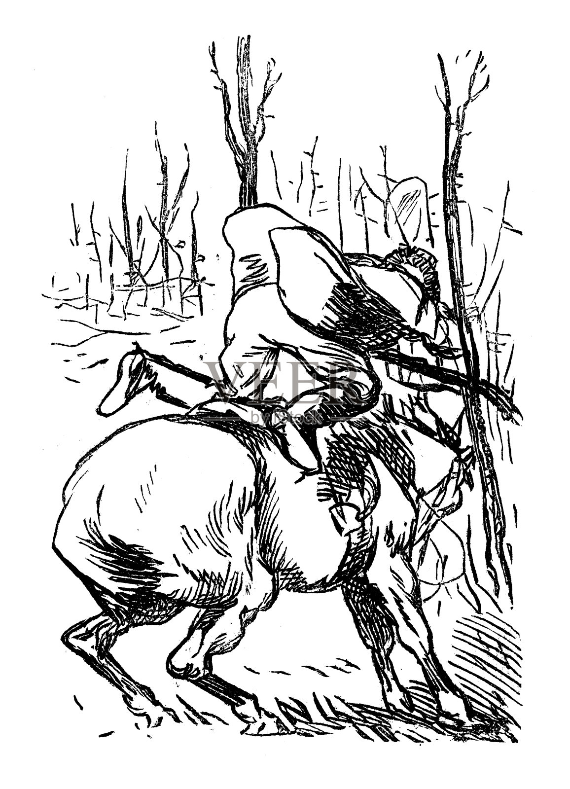 英国讽刺漫画插画图片素材