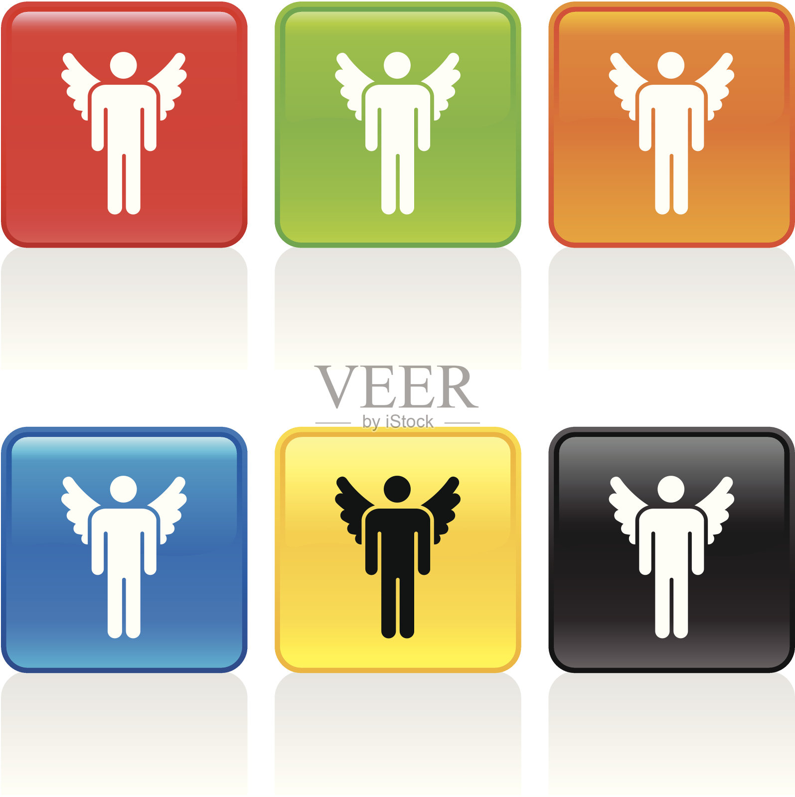 天使偶像-男性插画图片素材